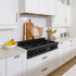 ZLINE 30" Porcelain Rangetop in Black Stainless, 4 Gas Burners, RTB-30
