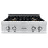 ZLINE 30" Porcelain Rangetop With 4 Gas Brass Burners, RT-BR-30