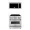 ZLINE 30" Range RA30 & Microwave MWO-OTR-H-30 Bundle, 2KP-RAOTRH30