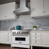 ZLINE 30" Snow Finish Stainless Range Hood with Snow Finish Shell, 8654SN-30