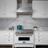 ZLINE 30" Snow Finish Stainless Range Hood with Snow Finish Shell, 8654SN-30