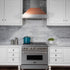 ZLINE 30" Snow Finish Wall Range Hood, Copper Shell, 8654C-30