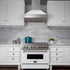 ZLINE 30" Snow Finish Wall Range Hood, White Matte Shell, 8654WM-30