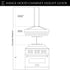 ZLINE 30" Stainless Steel Island Range Hood, GL1i-30