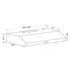 ZLINE 30" Stainless Steel Under Cabinet Range Hood, 615-30