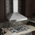 ZLINE 30" Stainless Steel Wall Range Hood, Crown Molding, KL3CRN-30