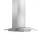 ZLINE 30" Stainless Steel Wall Range Hood with Crown Molding, KZCRN-30