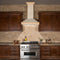 ZLINE 30" Unfinished Wooden Wall Range Hood, KBUF-30