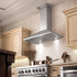 ZLINE 30" Wall Range Hood, Built-in CrownSound® Bluetooth Speakers, KL2CRN-BT-30
