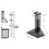 ZLINE 30" Wall Range Hood, Built-in CrownSound® Bluetooth Speakers, KL3CRN-BT-30