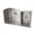 ZLINE 33" Undermount Double Bowl Sink in Stainless Steel, SC70D-33