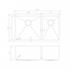 ZLINE 33" Undermount Double Bowl Sink in Stainless Steel, SR60D-33
