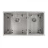 ZLINE 33" Undermount Double Bowl Sink in Stainless Steel, SR60D-33