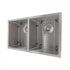 ZLINE 33" Undermount Double Bowl Sink, Stainless Steel, SR50D-33