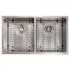 ZLINE 33" Undermount Double Bowl Sink Stainless Steel, SR50D-33S