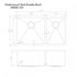 ZLINE 33" Undermount Double Bowl Sink Stainless Steel, SR60D-33S