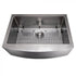 ZLINE 33" Undermount Single Bowl Apron Sink Stainless Steel, SAS-33S