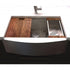 ZLINE 33" Undermount Single Bowl Ledge Sink Stainless Steel, SLSAP-33