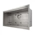ZLINE 33" Undermount Single Bowl Ledge Sink, Stainless with Accessories, SLS-33