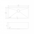 ZLINE 33" Undermount Single Bowl Sink in Stainless Steel, SRS-33