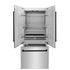 ZLINE 36" Autograph 19.6 cu. ft. 2-Door Bottom Freezer Fridge Water/Ice Dispenser Stainless Steel Matte Black Accents RBIVZ-304-36-MB