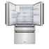 ZLINE 36" Autograph 21.6 cu. ft French Door Refrigerator with Ice Maker in Fingerprint Resistant Stainless Steel RFMZ-W-36-MB