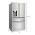 ZLINE 36" Autograph 21.6 cu. ft French Door Refrigerator with Ice Maker in Stainless Steel RFMZ-W-36-G