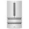 ZLINE 36" Autograph 22.5 cu. ft French Door Refrigerator with Ice Maker in Fingerprint Resistant Stainless Steel RFMZ-36-MB