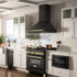 ZLINE 36" Autograph Black Stainless Wall Range Hood, Bronze, BS655Z-36-CB