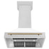 ZLINE 36" Autograph DuraSnow White Range Hood 8654SNZ-WM36-CB