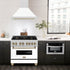 ZLINE 36" Autograph DuraSnow White Range Hood 8654SNZ-WM36-CB