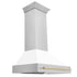 ZLINE 36" Autograph DuraSnow White Range Hood 8654SNZ-WM36-G