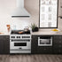 ZLINE 36" Autograph Edition DuraSnow Wall Range Hood 8654SNZ-36-MB