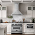 ZLINE 36" Autograph Edition DuraSnow Wall Range Hood 8654SNZ-36-MB