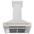 ZLINE 36" Autograph Edition Fingerprint Resistant Stainless Steel Range Hood 8654SNZ-36-G