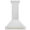 ZLINE 36" Autograph Edition Fingerprint Resistant Stainless Steel Range Hood 8654SNZ-36-G