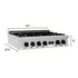 ZLINE 36" Autograph Porcelain Rangetop, Stainless,MatteBlack,RTZ-36-MB