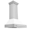 ZLINE 36" Autograph Stainless White Wall Range Hood 8654STX-WM-36