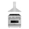 ZLINE 36" Bundle Range RA36 & Wall Range Hood KB-36, 2KP-RARH36