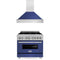 ZLINE 36" Bundle Range RAS-BM-36 & Range Hood 8654BM-36, 2KP-RASBMRH36