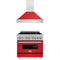 ZLINE 36" Bundle Range RAS-RM-36 & Range Hood 8654RM-36, 2KP-RASRMRH36
