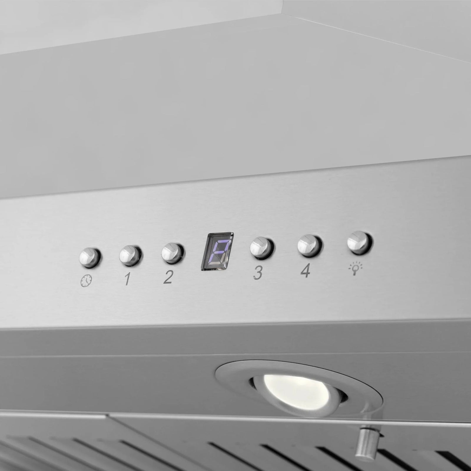 ZLINE CrownSound‚ Ducted Vent Island Mount Range Hood in Stainless Steel, Built-in Bluetooth Speakers, KL3iCRN-BT