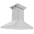 ZLINE CrownSound‚ Ducted Vent Island Mount Range Hood in Stainless Steel, Built-in Bluetooth Speakers, KL3iCRN-BT