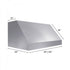 ZLINE 36" Designer Series Under Cabinet Range Hood, 8685S-36