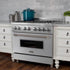 ZLINE 36" Dual Fuel Range, Snow Stainless, Snow Stainless Door, RAS-SN-36
