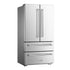ZLINE 36" French Door Refrigerator with Ice Maker, Stainless Steel, RFM-36