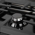 ZLINE 36" Gas Cooktop with 6 Gas Burners and Black Porcelain Top RC36-PBT