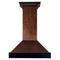 ZLINE 36" Hand-Hammered Copper Finish Wall Range Hood, 655-HBXXX-36