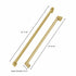 ZLINE 36 In. Autograph Edition Champagne Bronze Handle Set for Built in Refrigerators (3 Handles) (RBIVHZ-CB-36)