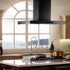 ZLINE 36" Island Mount Range Hood in Black Stainless Steel, BSKE2iN-36